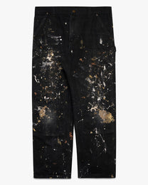 Painted Black Carhartt Double Knees