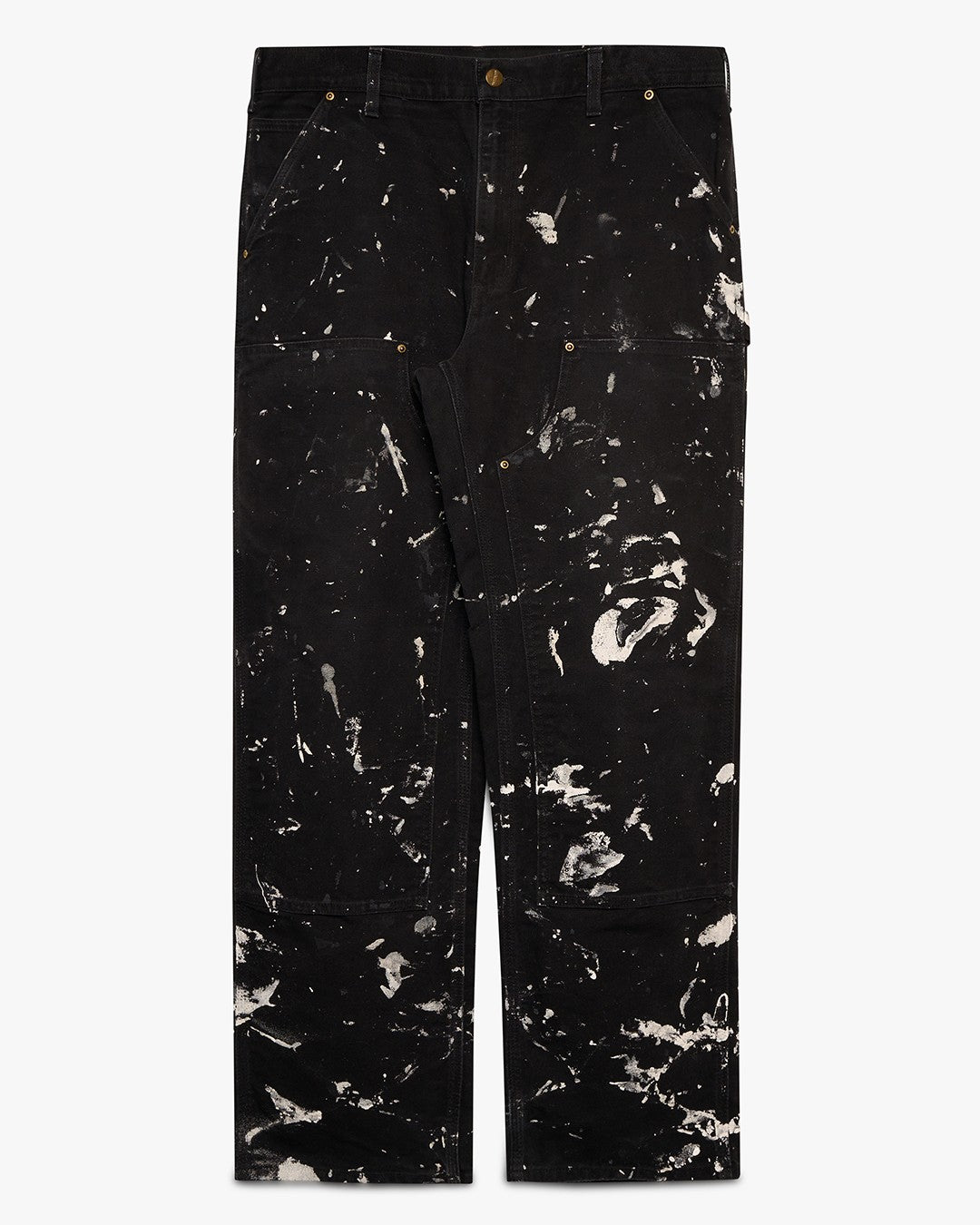 Painted Black Carhartt Double Knees