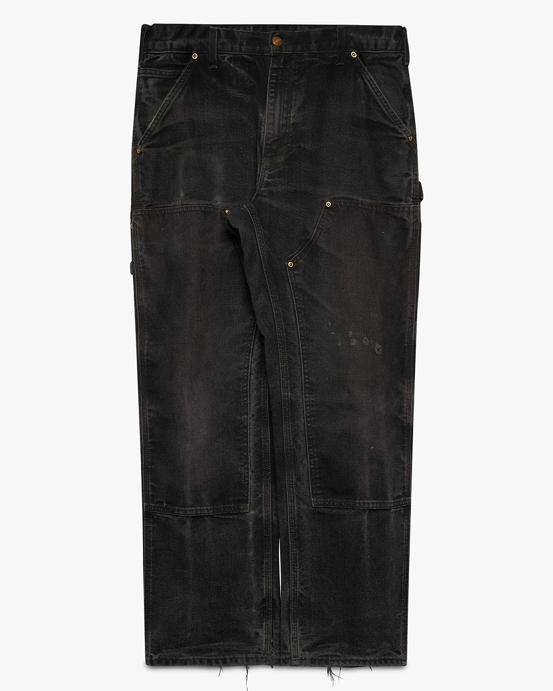 Faded Black Carhartt Double Knees