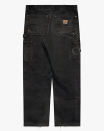 Faded Black Carhartt Double Knees