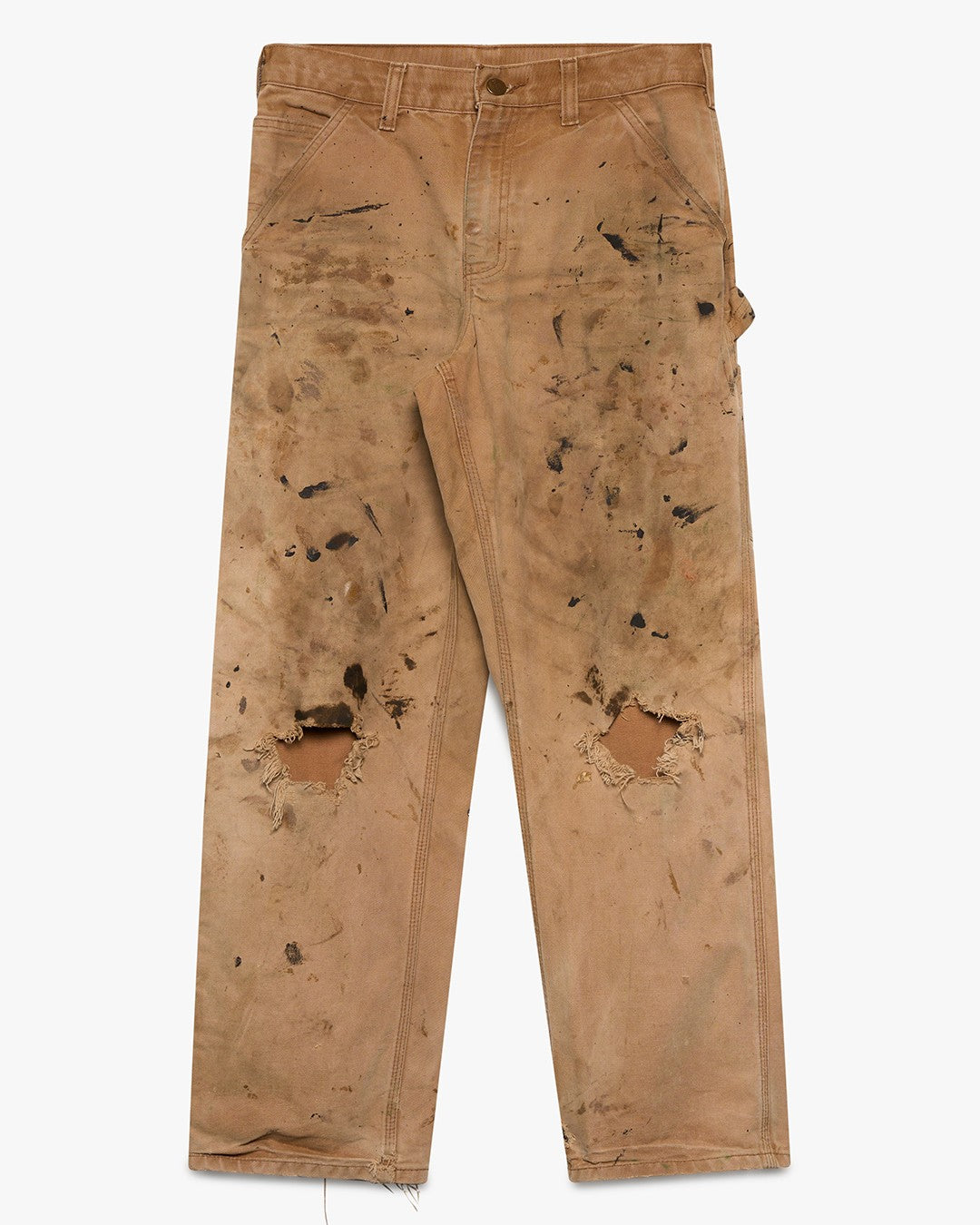 Painted/Distressed Tan Carhartt Carpenters