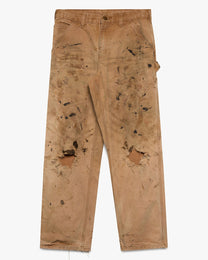 Painted/Distressed Tan Carhartt Carpenters