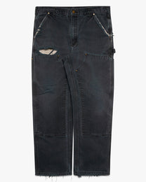 Faded Black Carhartt Double Knees