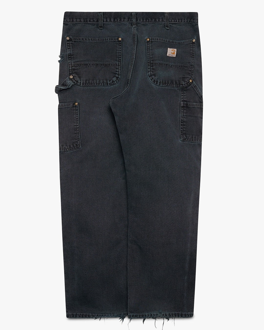 Faded Black Carhartt Double Knees