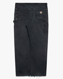 Faded Black Carhartt Double Knees