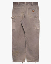 Distressed Grey Carhartt Double Knees
