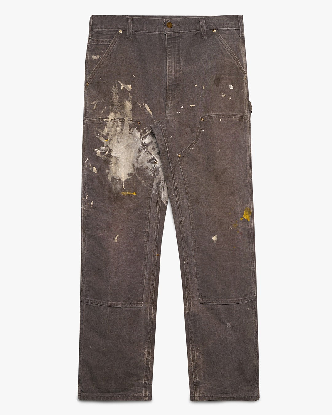 Painted Grey Carhartt Double Knees