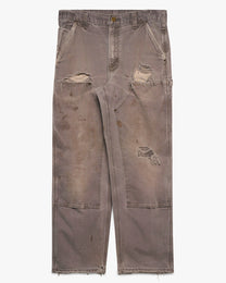 Distressed Grey Carhartt Double Knees
