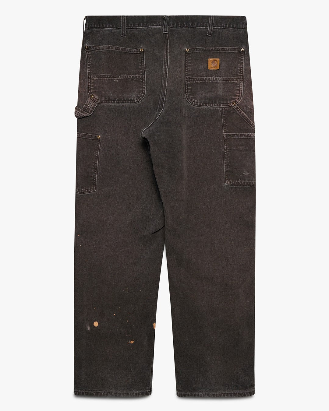 Sun Faded Black Carhartt Double Knees