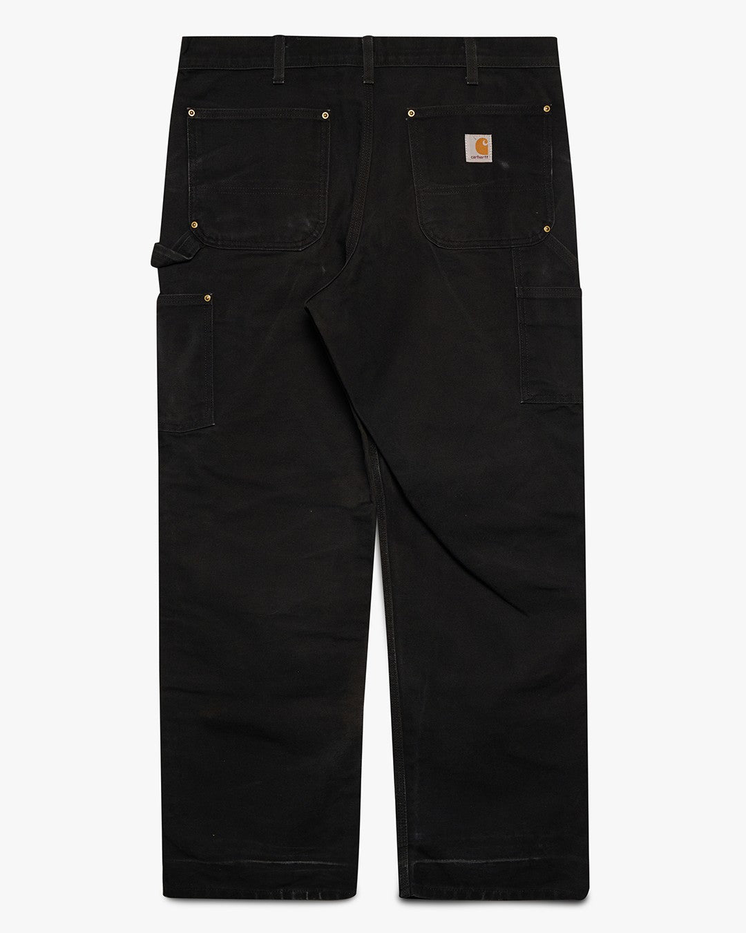 Sun Faded Black Carhartt Double Knees