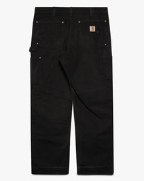 Sun Faded Black Carhartt Double Knees