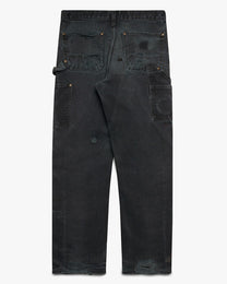 Distressed/Faded Black Carhartt Double Knees