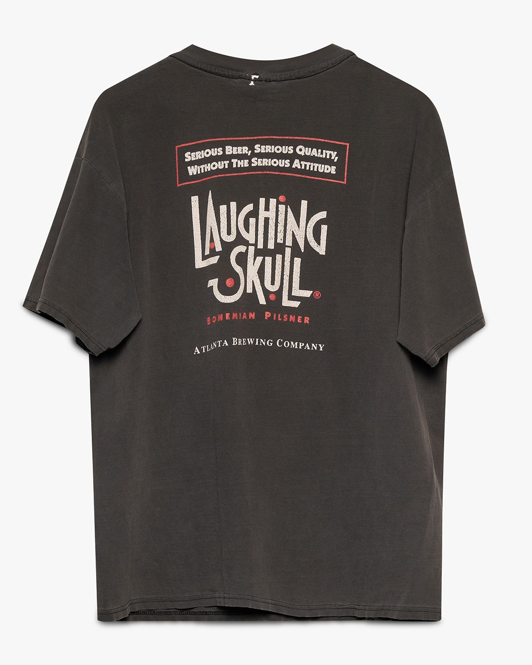Faded Black Laughing Skull Tee