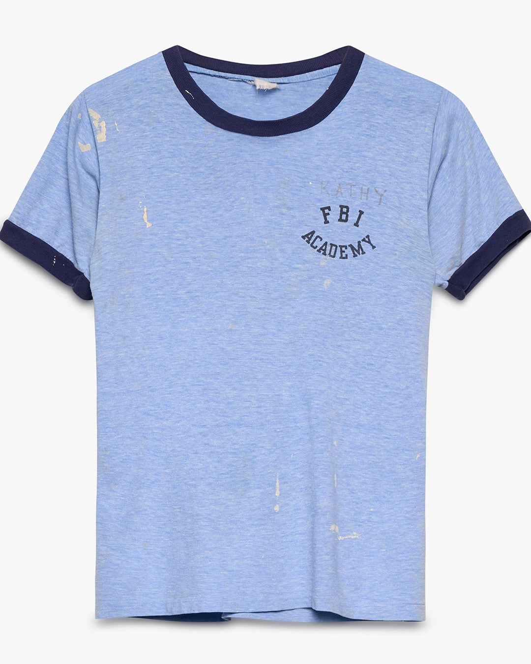 Painted FBI Academy Ringer Tee
