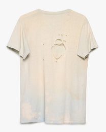 Thrashed/Faded Blue Pocket Tee