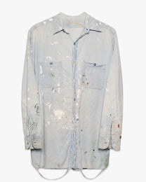 Painted Chambray Shirt