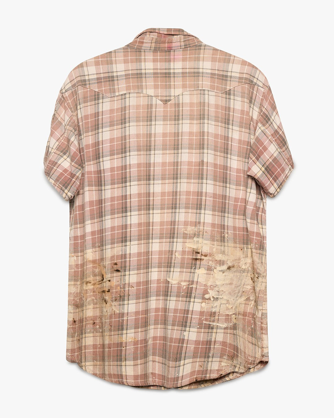 Painted Wrangler Short Sleeve Pearl Snap Flannel