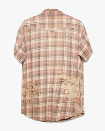 Painted Wrangler Short Sleeve Pearl Snap Flannel