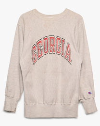 Grey Georgia Champion Sweatshirt