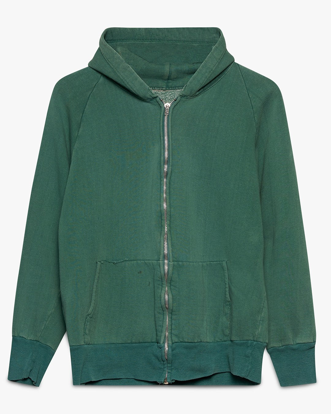 Forest Green Zip-Up Hoodie