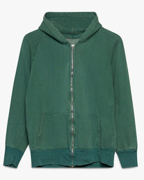 Forest Green Zip-Up Hoodie