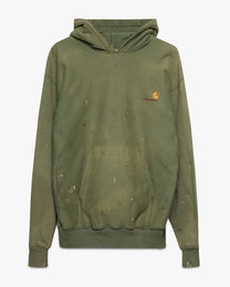 Faded Olive Carhartt Reverse Weave Hoodie