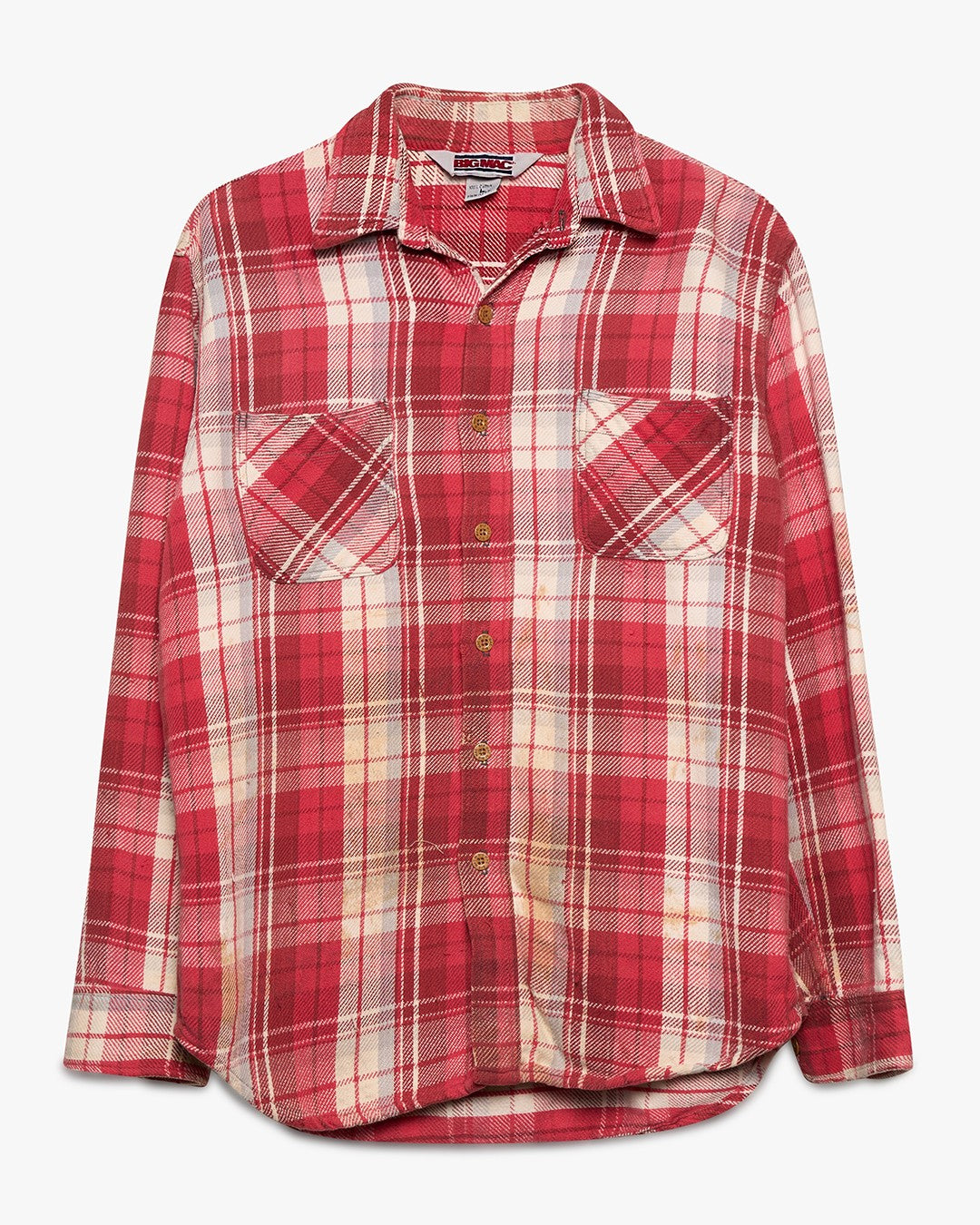 Stained Red Big Mac Cotton Flannel