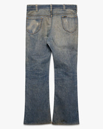 Faded/Repaired Lee Riders Bootcut Denim
