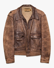 Broken Zipper Windward Horsehide Leather Jacket