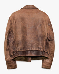 Broken Zipper Windward Horsehide Leather Jacket