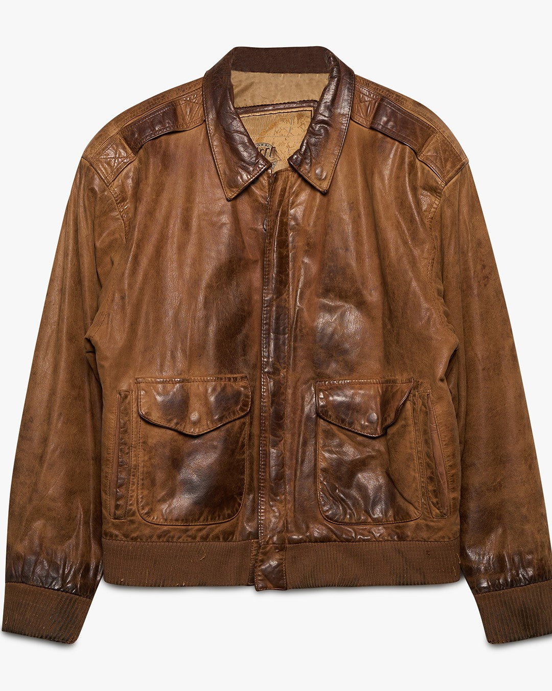 Well Worn G-3 Leather Bomber Jacket