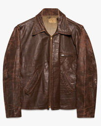 Broadsher Brown Leather Jacket