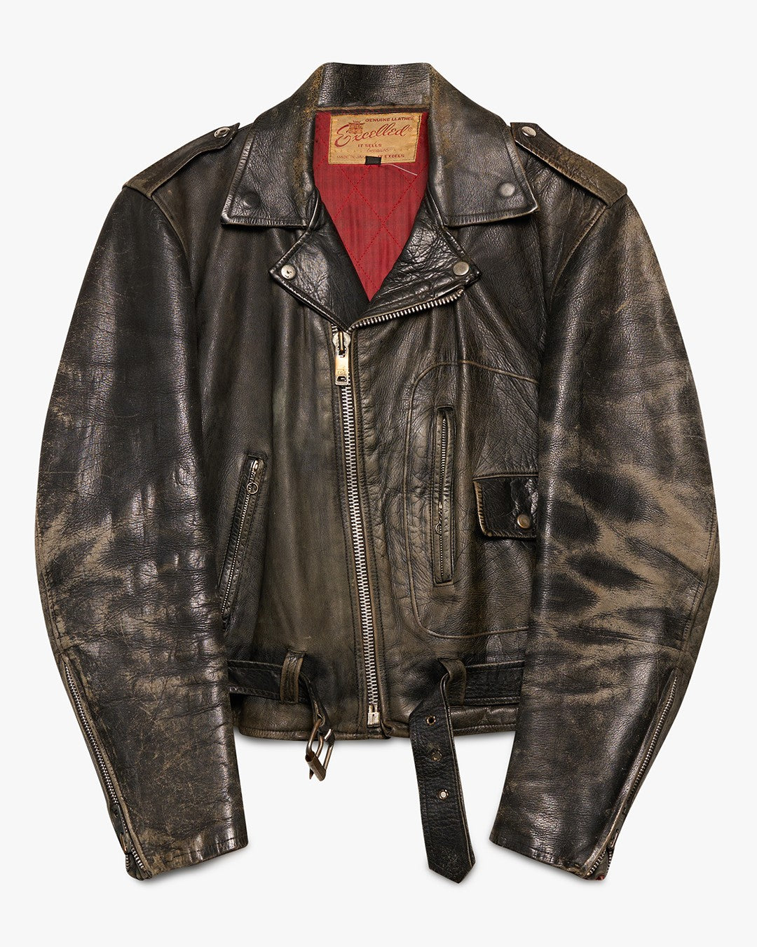 Faded Excelled Leather D Pocket Jacket
