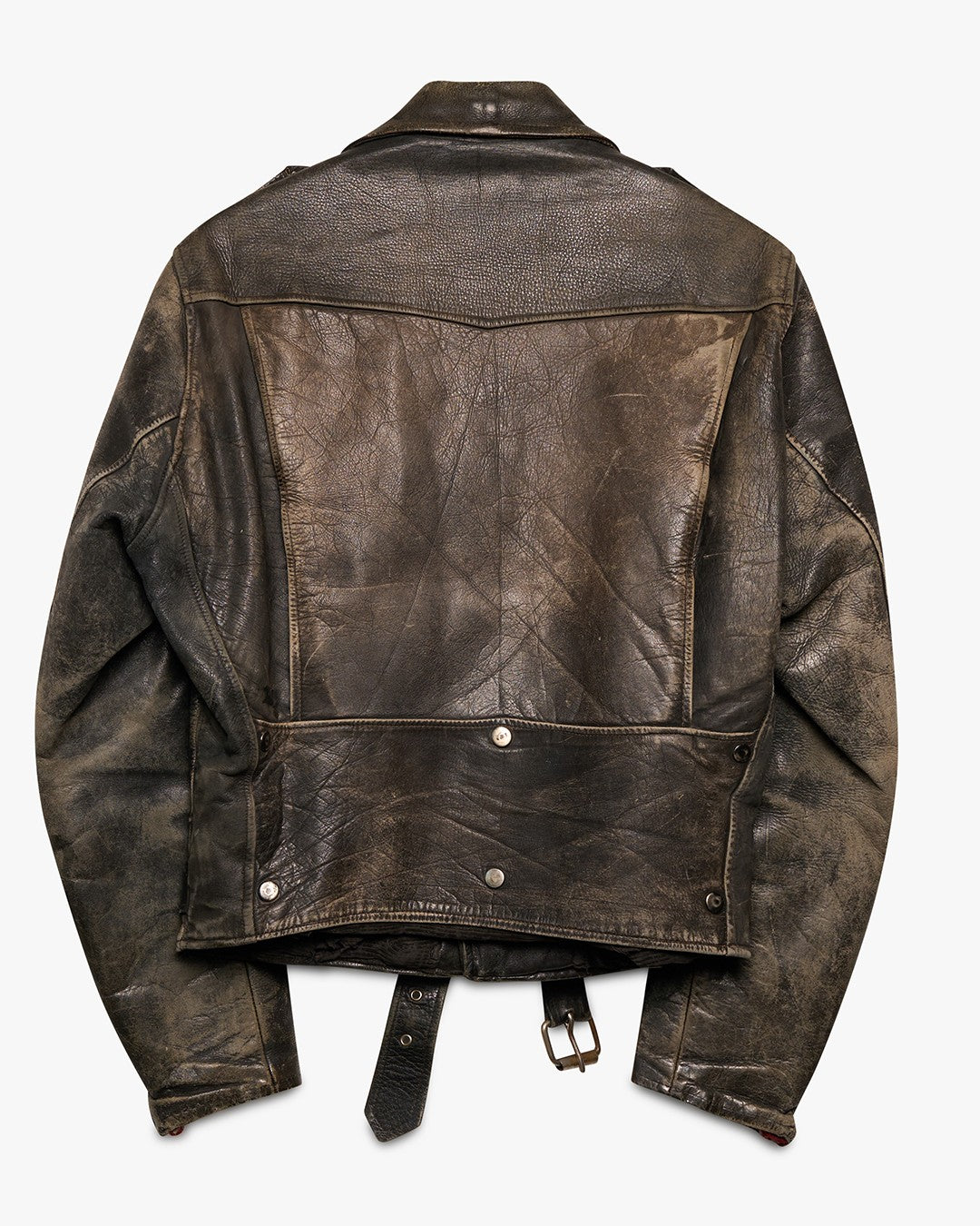 Faded Excelled Leather D Pocket Jacket