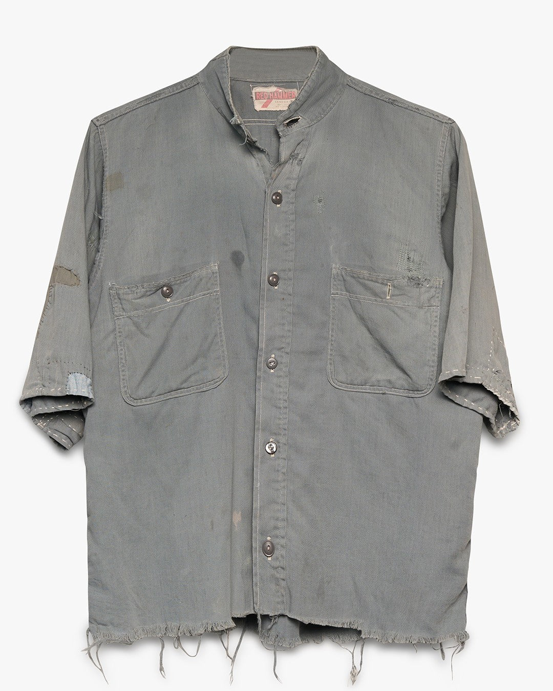 Repaired Red Hammer Button Up Shirt