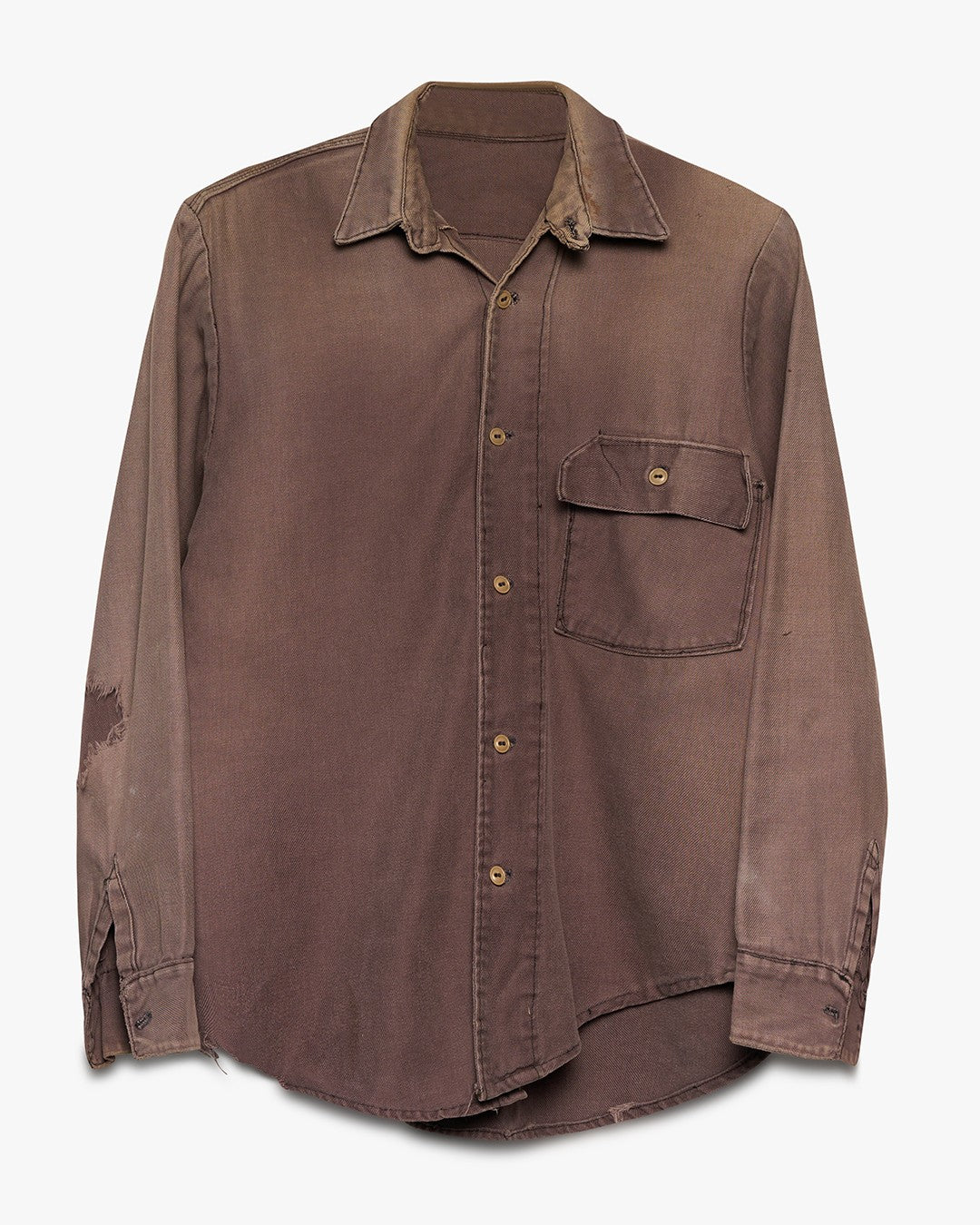 Faded Button Up Pocket Shirt