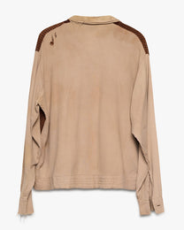Corduroy Layered Button Up Shirt