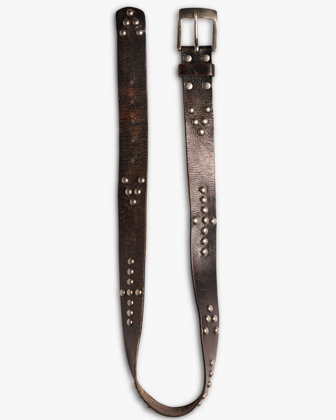 Studded Leather Belt