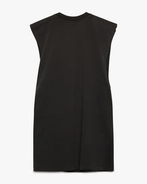 Black Blank Pocket Tee Cut Off
