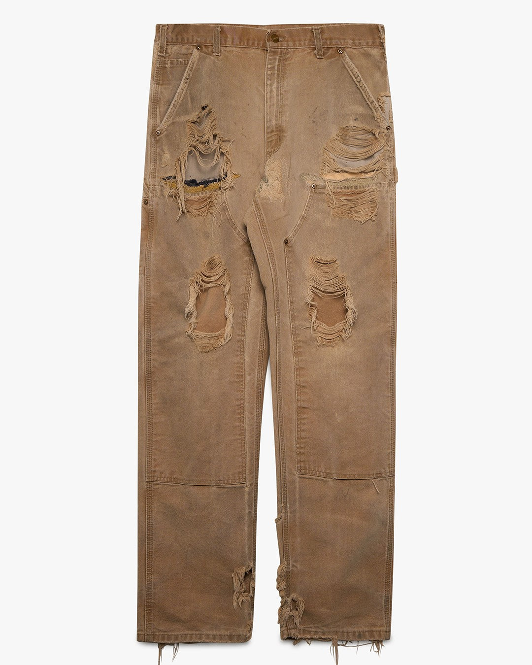 Thrashed Tan Carhartt Double Knees