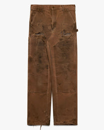 Thrashed Dark Tan Carhartt Double Knees