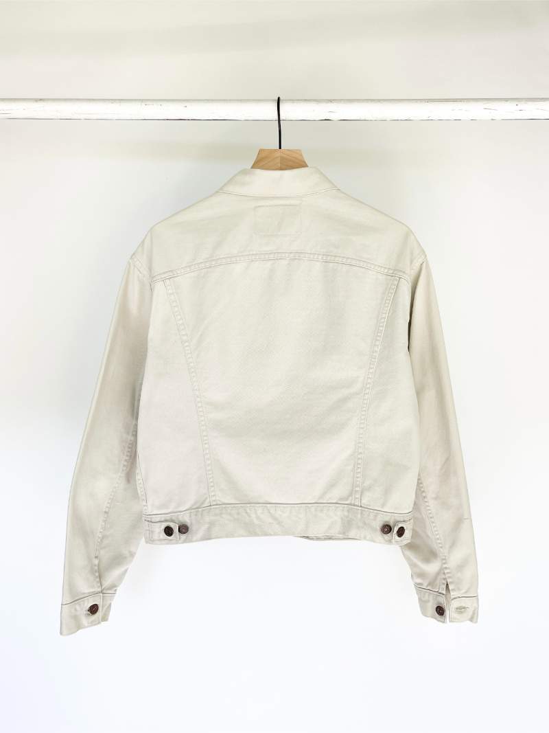 Levi's 840B White Type 3 Denim Jacket - 60s - 44