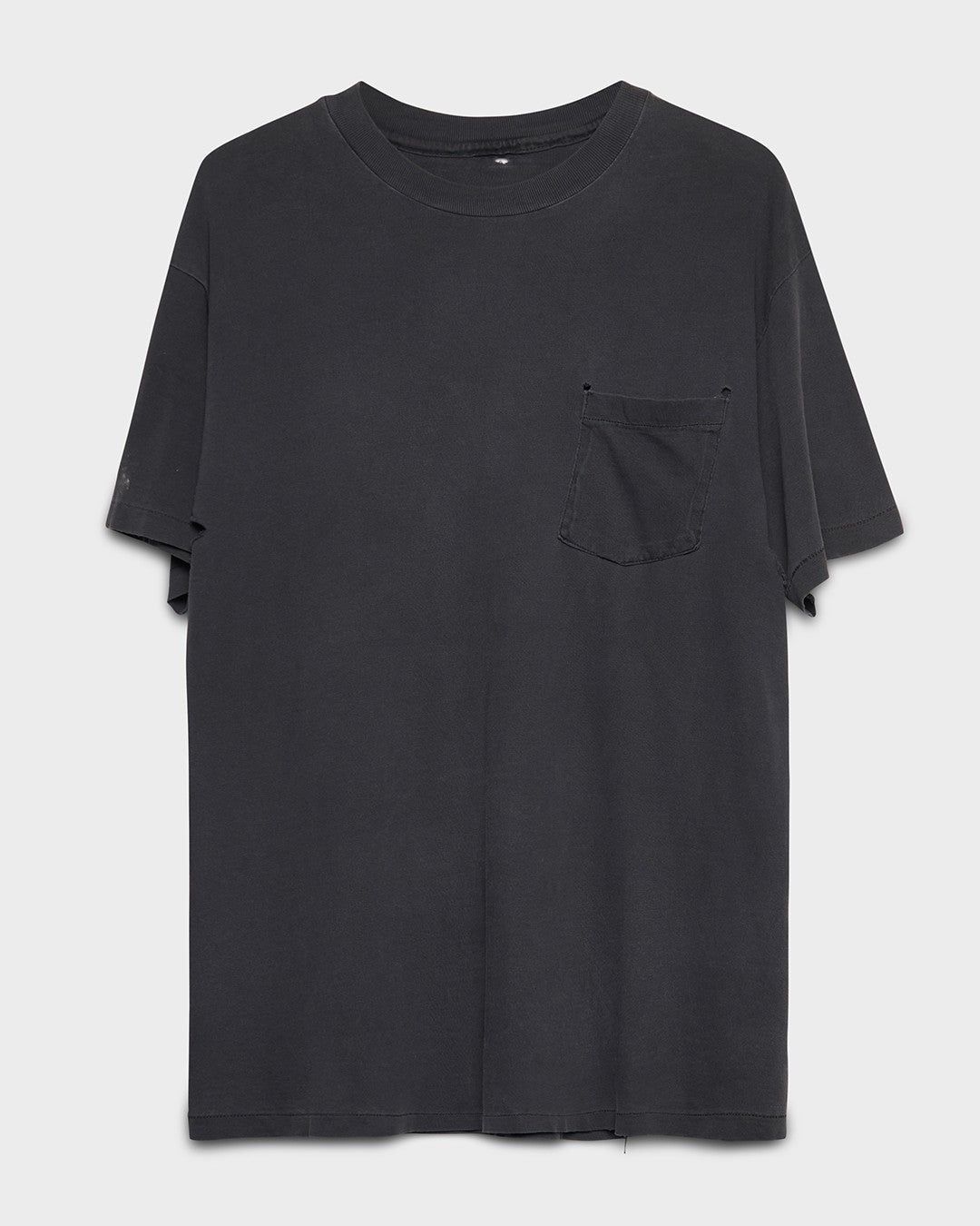 Faded Black Pocket Tee