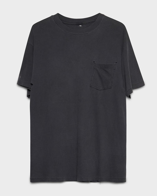 Faded Black Pocket Tee