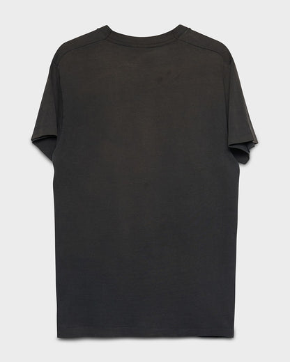 Distressed/Faded Black Pocket Tee