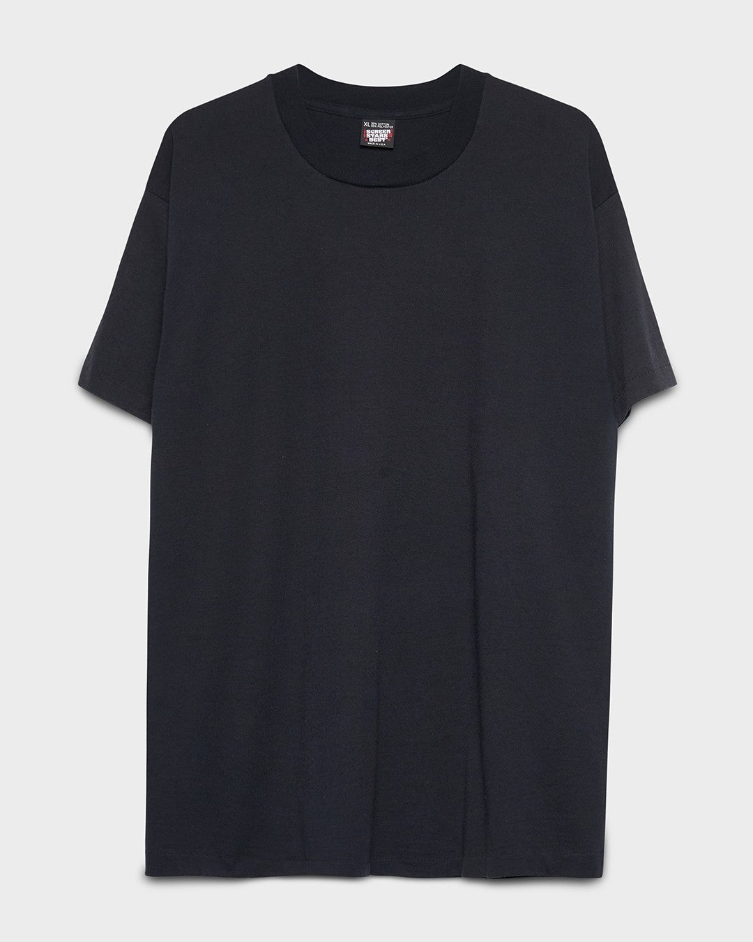 Black Blank Screen Stars Tee