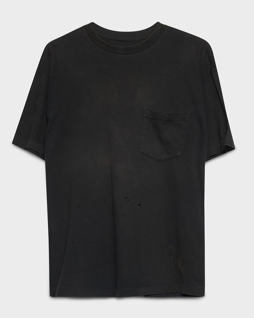 Faded Black Pocket Tee