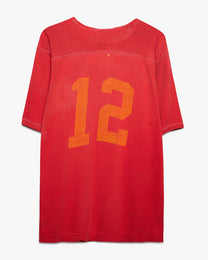 Red Abblard #12 Jersey Shirt