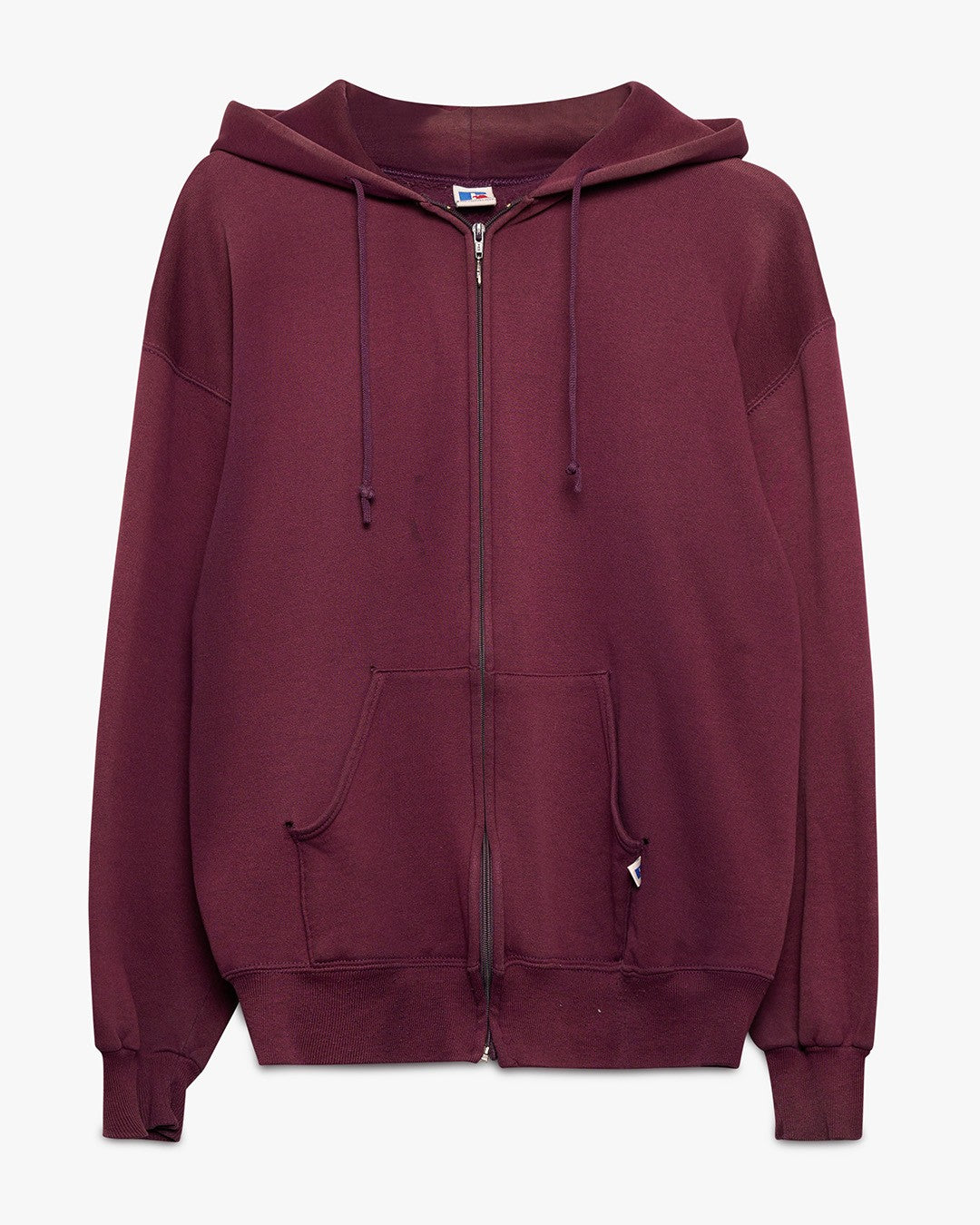 Faded Burgundy Russell Zip-Up
