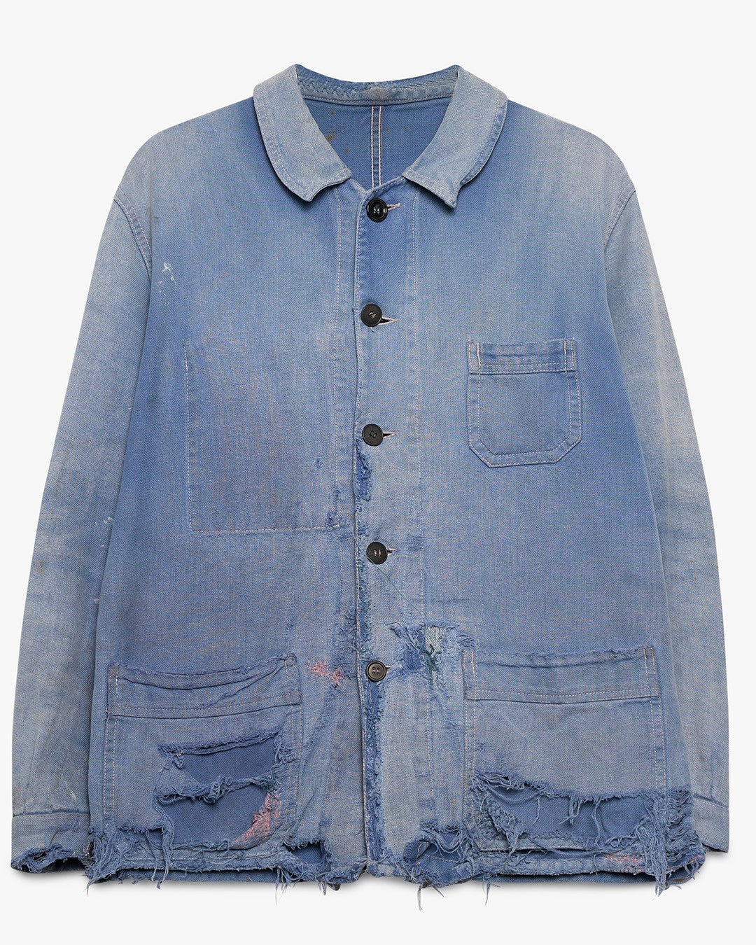 Distressed French Chore Jacket